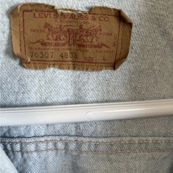 Vintage Levi's 70507-4803 Trucker Jacket L-USA-527 Buttons-Oversized-Near Mint - Picture 2 of 9